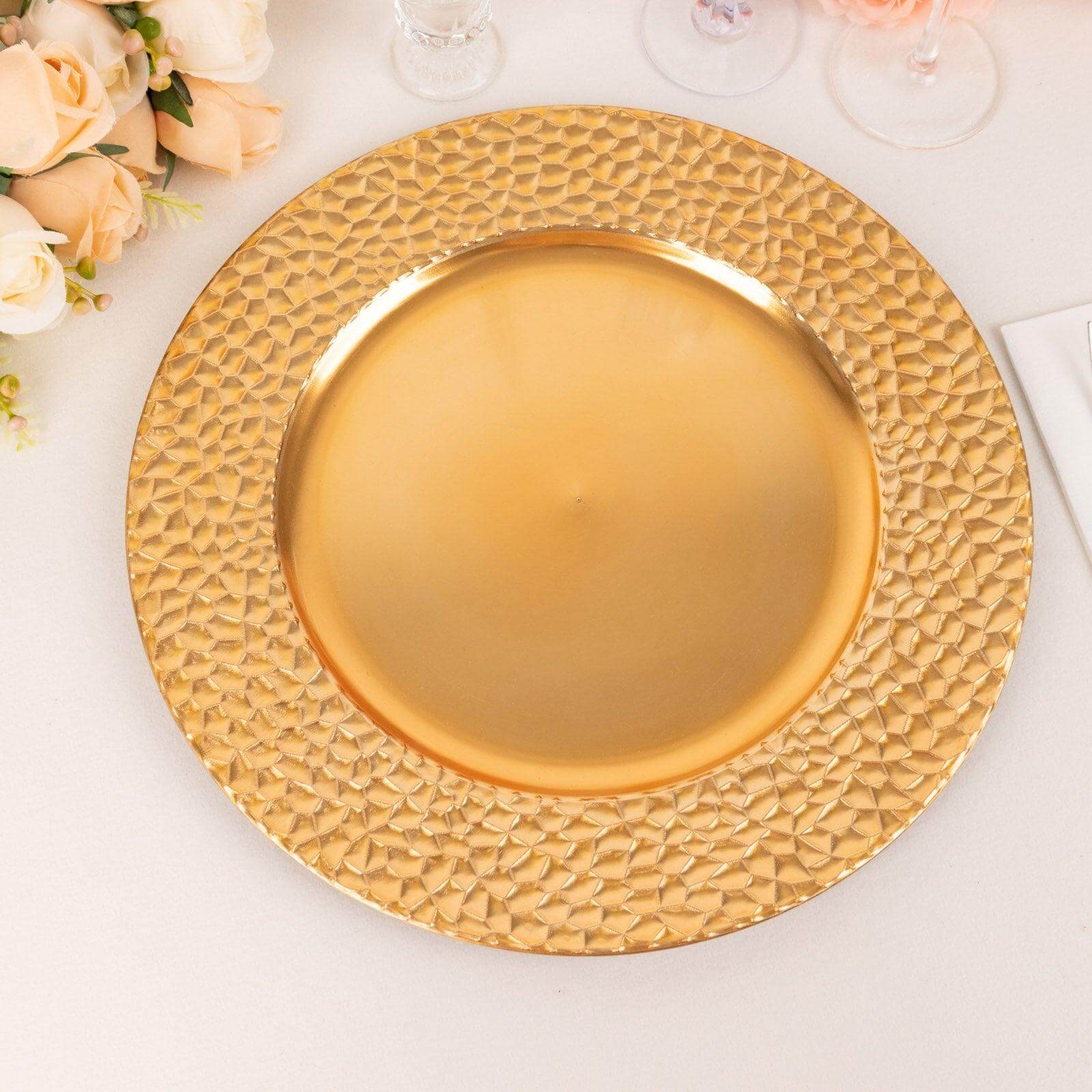 Popular customization options for Charger Plates
