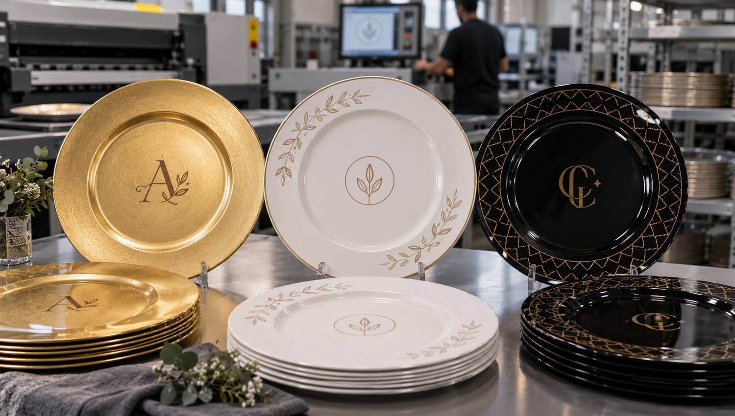 Custom Logo Charger Plates - 1