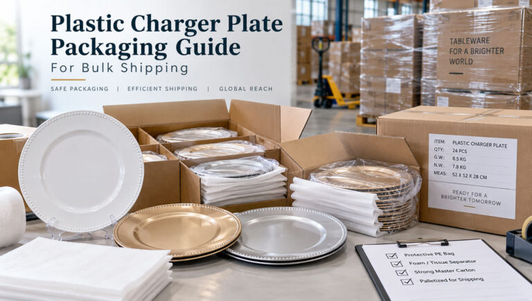 Safer Bulk Packaging for Plastic Charger Plates