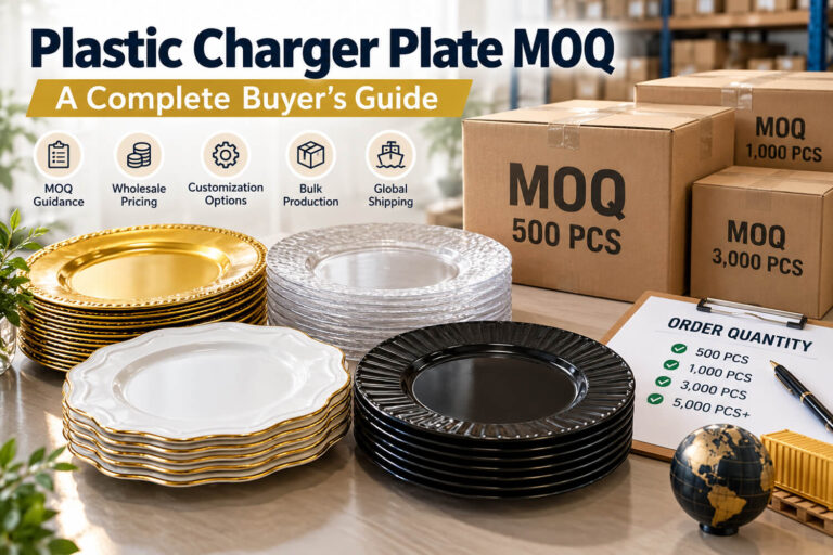 Plastic Charger Plate MOQ